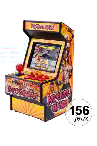 Borne d'arcade TechKidz - Mini - 156 jeux