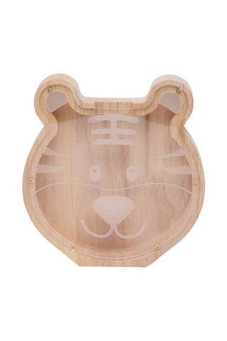 Tirelire TechKidz - Bois - Tigre