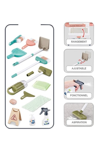 Chariot d'entretien TechKidz - Set de 20 pcs