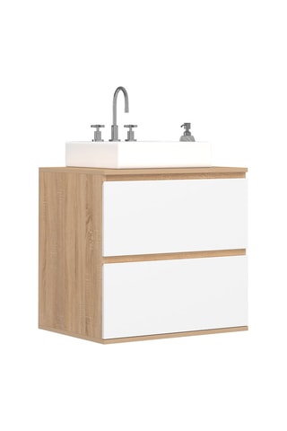 Mobile bagno pensile 2 cassetti Tom - 60 x 60 x 45 cm
