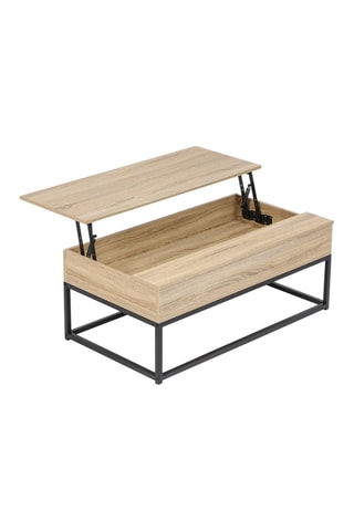 Tavolino sollevabile Manufacture - Piano in legno - 99 x 55 x 41 cm