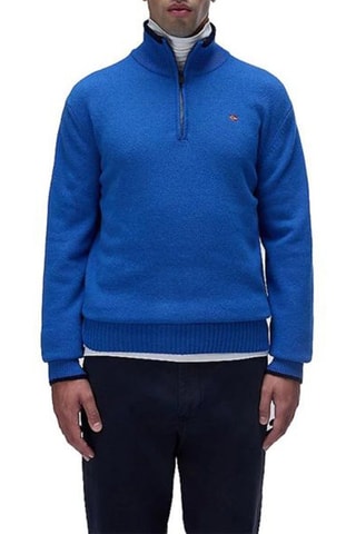 Wollen Trui Dain HZ - Felblauw