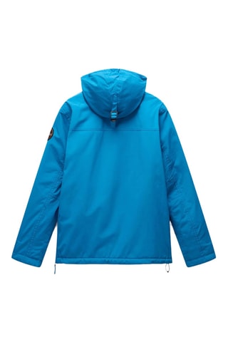 Corta-vento com capuz Rainforest - Azul-cobalto