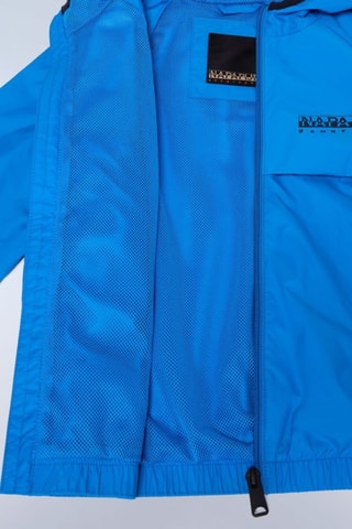 Windjack met Capuchon K A-Allori - Kobaltblauw