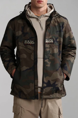 Jasje met Capuchon Rainforest - Groen - Napapijri