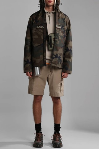 Jasje met Capuchon Rainforest - Groen - Napapijri