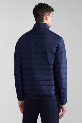 Blusão de penas Acalmar - Azul-marinho