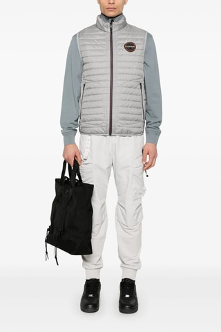 Colete acolchoado A-Amiata - Cinzento-claro