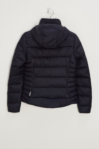 Gewatteerde Jas met Capuchon Alma - Marineblauw