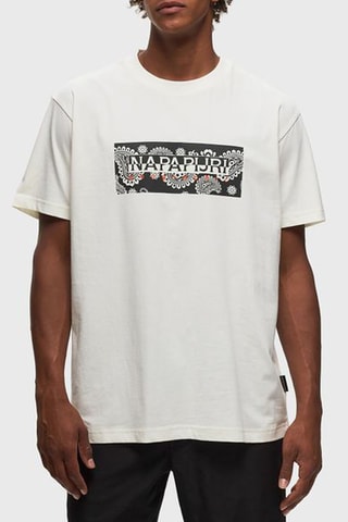 T-shirt Andesite - Branco - Napapijri