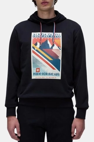 Sweat com capuz Portalet - Preto