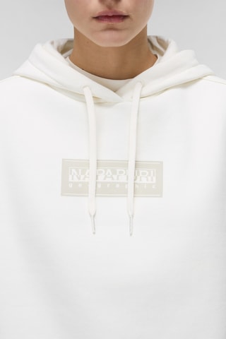 Sweater met Capuchon Box Logo - Wit