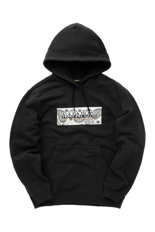 Sweater met Capuchon Andesite - Zwart - Napapijri