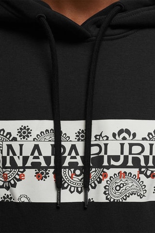 Sweater met Capuchon Andesite - Zwart - Napapijri