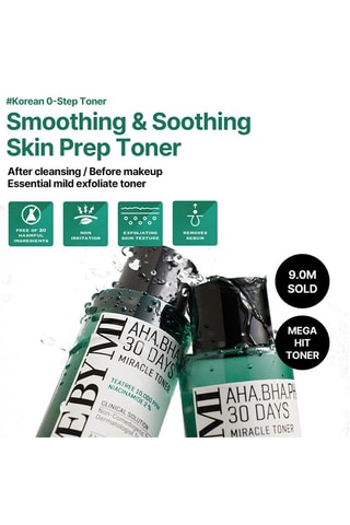 Toner aux AHA, BHA et PHA 30 jours miracle - 150 ml