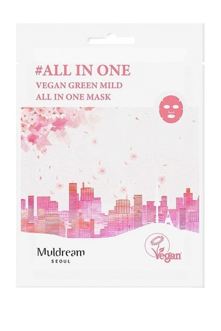 10 masques visage à l’acide hyaluronique Vegan Green Mild - 10 x 25 ml