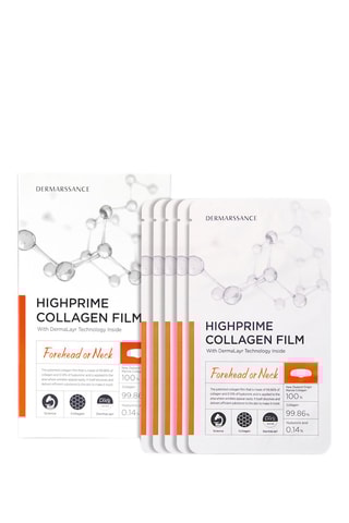 5 patchs front/cou au collagène et acide hyaluronique HighPrime