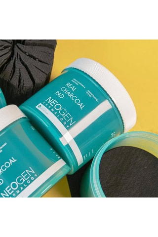 60 disques de coton exfoliants peeling visage - Peaux mixtes et grasses - 150 ml