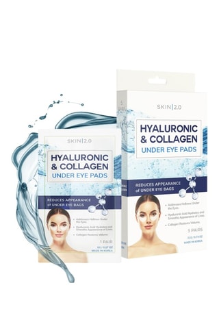 2 patchs pour les yeux à l'acide hyaluronique - 5 g