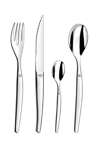 Ménagère en acier inoxydable Jet Miroir - 60 pièces