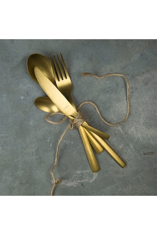 Ménagère en acier inoxydable Alta doré - 32 pièces