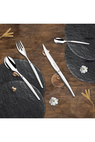 Ménagère en acier inoxydable Jet Miroir - 24 pièces