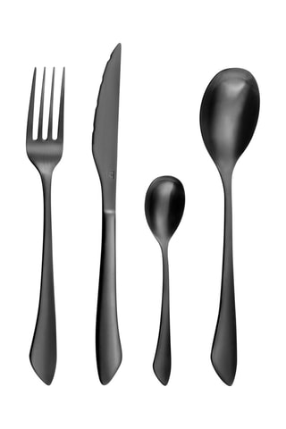 Ménagère en acier inoxydable Intuition Noir - 32 pièces