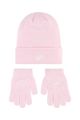 Bonnet et gants Rose - Nike