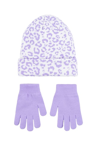 Bonnet et gants - Violet - Nike