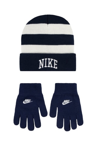 Bonnet et gants - Bleu marine