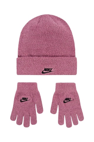 Bonnet et gants - Rose