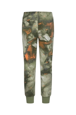 Jogging molletonné tie and die - Kaki et orange