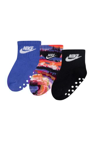 3 paires de chaussettes Bleu cobalt et noir - Nike