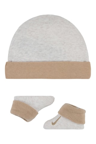 Bonnet et chaussons Simple Swoosh - Beige - Nike