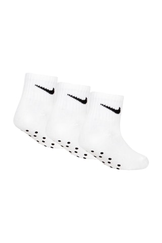 3 paires de chaussettes antidérapantes - Blanc et noir
