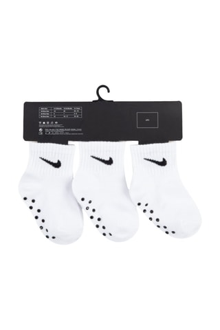 3 paires de chaussettes antidérapantes - Blanc et noir