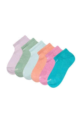 6 paires de chaussettes - Turquoise et ciel
