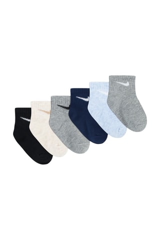 6 paires de chaussettes - Ivoire et noir