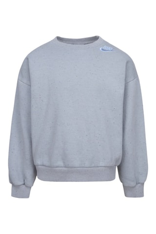 Sweat molletonné - Gris et ciel