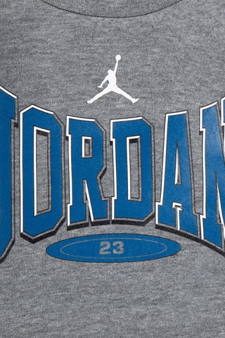 Sweat et pantalon Retro - Gris chiné et bleu cobalt - Jordan