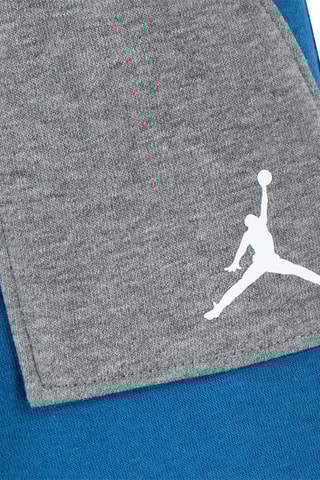 Sweat et pantalon Retro - Gris chiné et bleu cobalt - Jordan