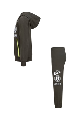 Sweat à capuche et pantalon - Kaki - Nike