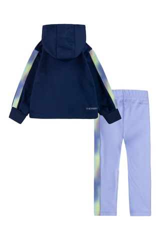 Sweat à capuche et legging Bleu marine et lilas - Nike