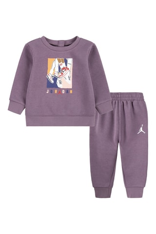 Sweat et pantalon polaire Violet - Jordan