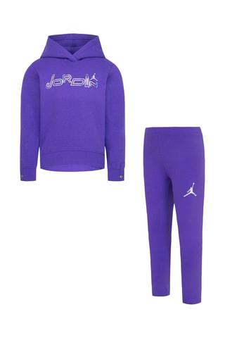 Sweat à capuche et legging - Violet - Nike