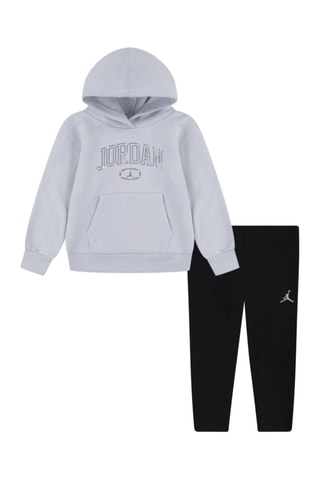 Sweat à capuche et legging See Me Shine - Gris clair et noir - Jordan