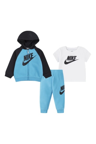 Ensemble 3 pièces - Bleu clair et blanc - Nike