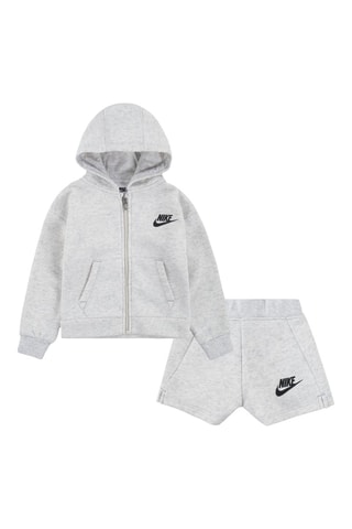 Sweat à capuche et short - Gris - Nike
