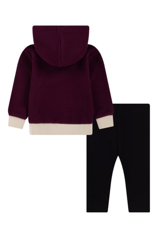 Sweat à capuche et legging Meta-Enchantment Cozy - Noir et bordeaux - Nike