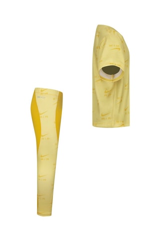 T-shirt et legging - Jaune - Nike